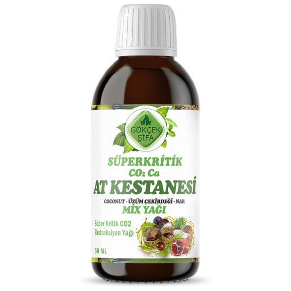 At Kestanesi Süperkritik Mix Yağı 50 ml (HORSE CHESTNUT SUPERCRİTİCAL MİX OİL)