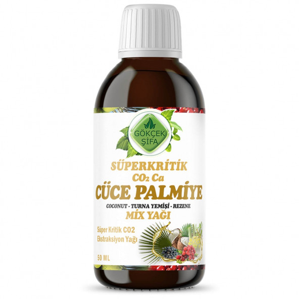 Cüce Palmiye Süperkritik Yağı 50 ml (SAW PALMETTO SUPERCRİTİCAL MİX OİL)