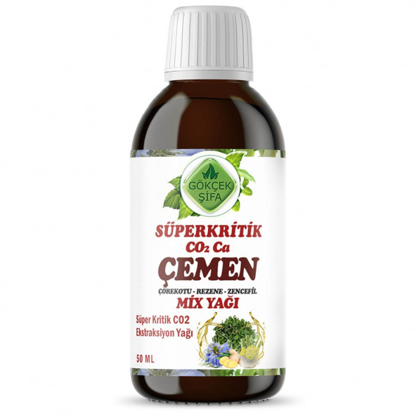 Çemen Süperkritik Mix Yağı 50 ml (FENUGREEK SUPERCRİTİCAL MİX OİL)