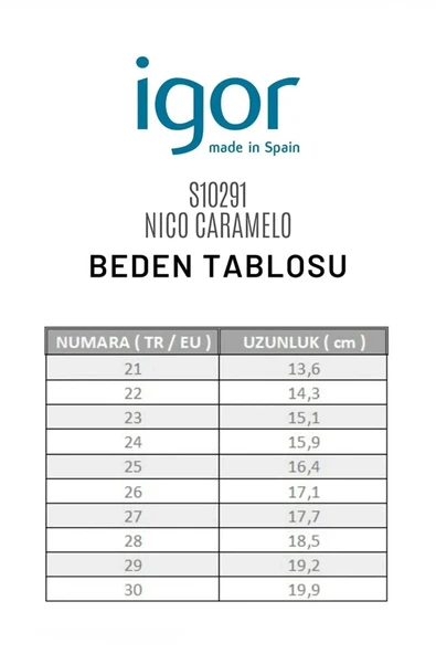 Igor S10291-231 Nico Caramelo Çocuk Sandalet - 5