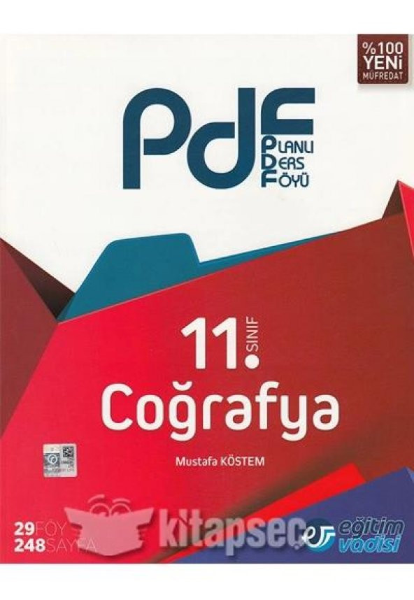 11. Sınıf Coğrafya PDF Planlı Ders Föyü Eğitim Vadisi