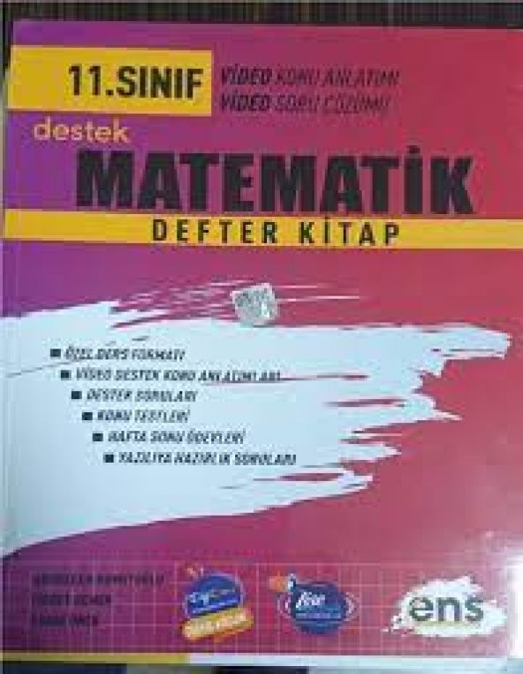 11. Sınıf Matematik Destek Defterim ENS Yayıncılık