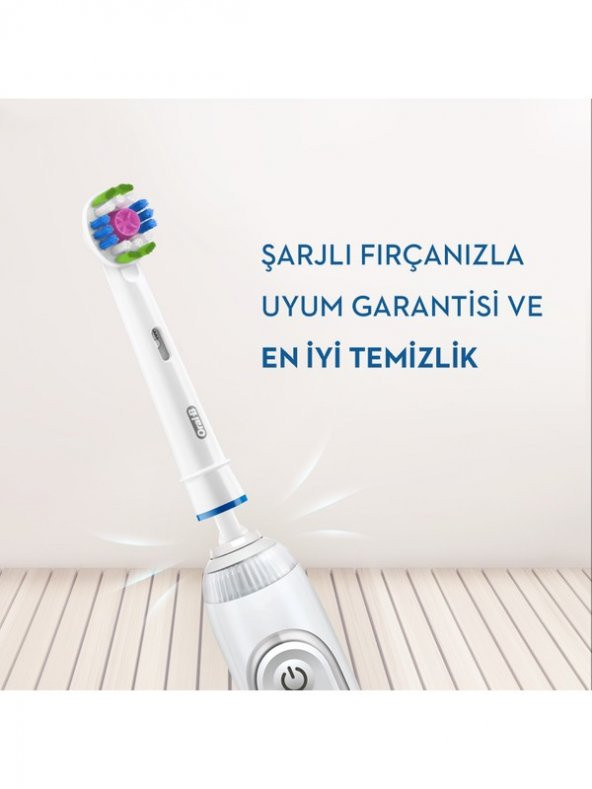 Oral-B Oral-B  Şarjlı Diş Fırçası Yedek Başlığı 3 Boyutlu 2li - 6