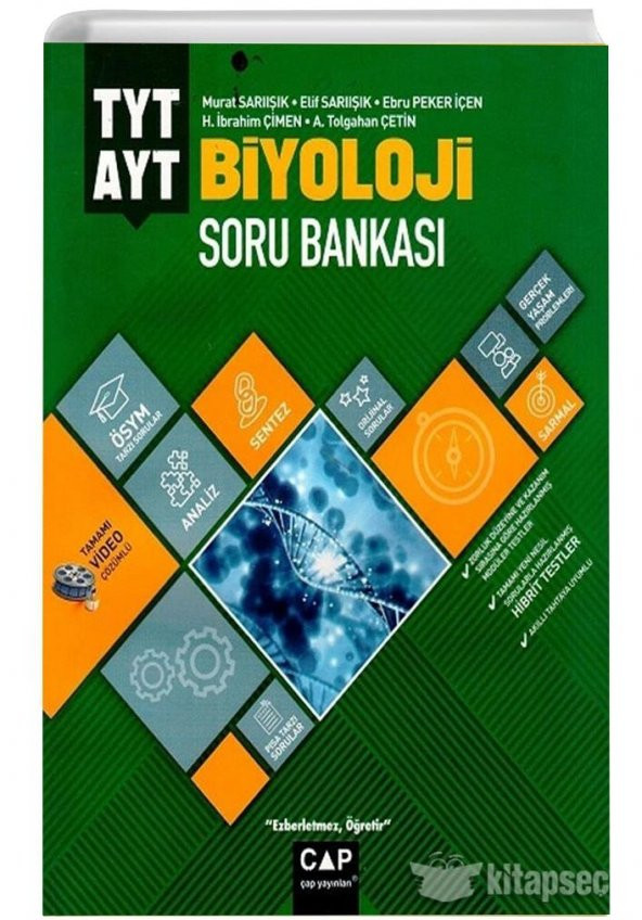 TYT AYT Biyoloji Soru Bankası Çap Yayınları