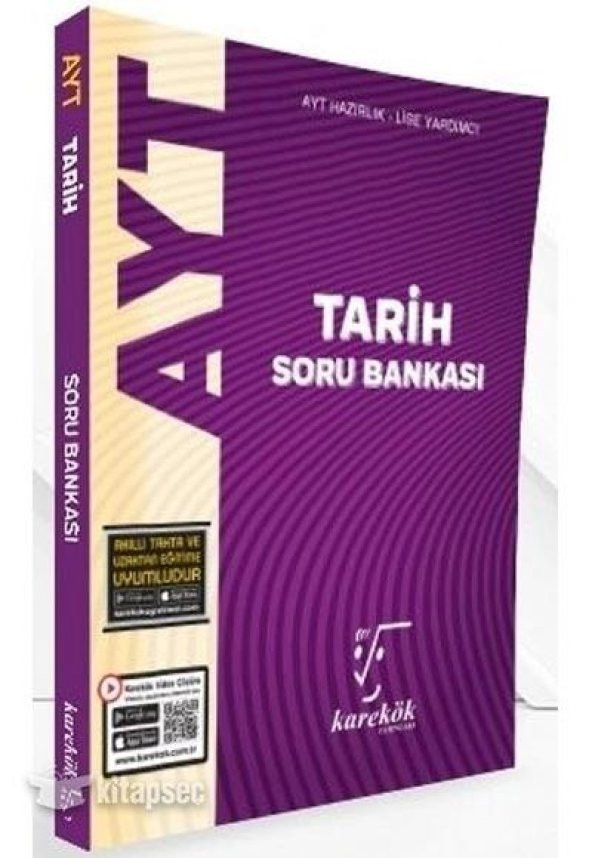 AYT Tarih Güncel Soru Bankası Karekök Yayınları