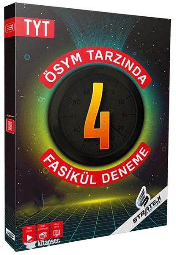 STRATEJİ TYT4 FASİKÜL DENEME VİDEO ÇÖZÜMLÜ