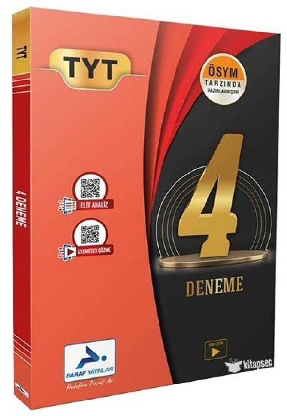 TYT Tüm Dersler Fasikül 4 Deneme Video Çözümlü Paraf Yayınları