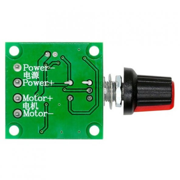 DC 2-15V 2A Pwm Motor Hız Kontrol Kartı Tek Yönlü - 7