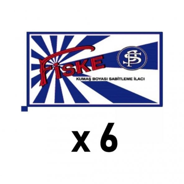 YelkenFiske Kumaş Boyası Sabitleme İlacı x 6 Adet ürün görseli 1
