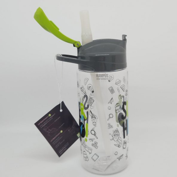 Gıpta Super Pipetli 500CC Tritan Matara Yeşil