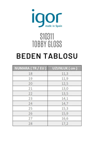 Igor S10311-018 Tobby Gloss Kız Çocuk Sandalet - 5