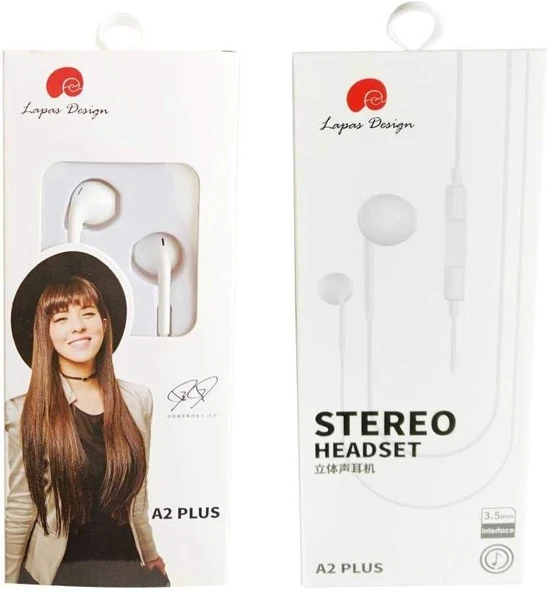 Lapas A2 Plus 3.5mm Kulaklık Kulakiçi - Beyaz - 5
