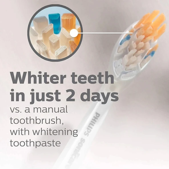 Philips Sonicare Genuine A3 - 2 Fırça Başlığı Beyaz HX9092/65 - 2