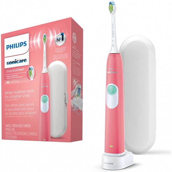Philips Sonicare Elektrikli Diş Fırçası EssentialClean - Pembe