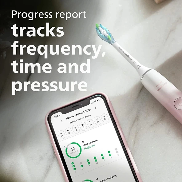 Philips Sonicare 9000 Özel Sürüm Şarj Edilebilir Diş Fırçası Pembe - 3