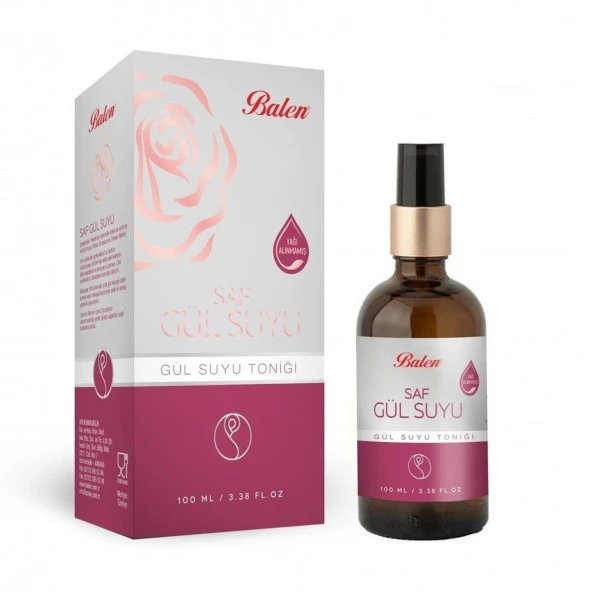 Balen Saf Gül Suyu 100 ml x 3 Adet - 2