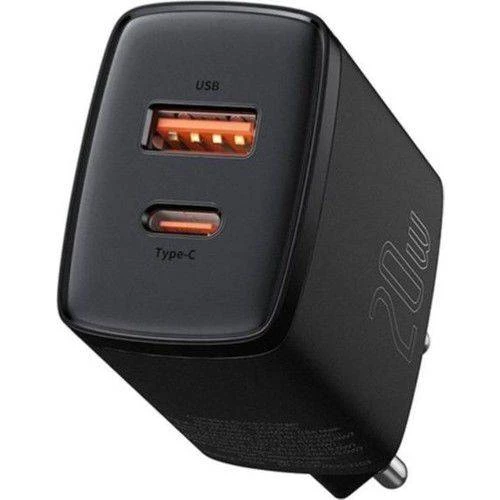 BASEUS Compact 20W QC3.0 Ultra Hızlı Şarj Adaptörü,1 USB, 1 Type Çıkışlı İphone Şarj Başlığı - 6