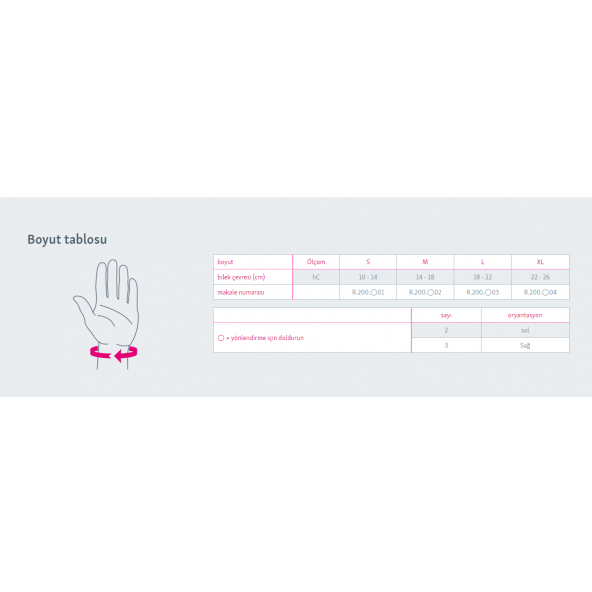 MEDİORTHO medi wrist support/sağ - 2