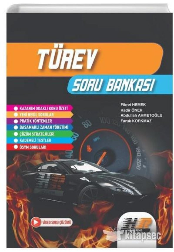 Türev Soru Bankası Hız ve Renk Yayınları