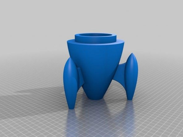 Roket Gemi Masası Tidy Plastik Aparat - Resim 2