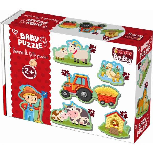 Baby Puzzle Çiftlik Hayvanları Lisanslı Ürün