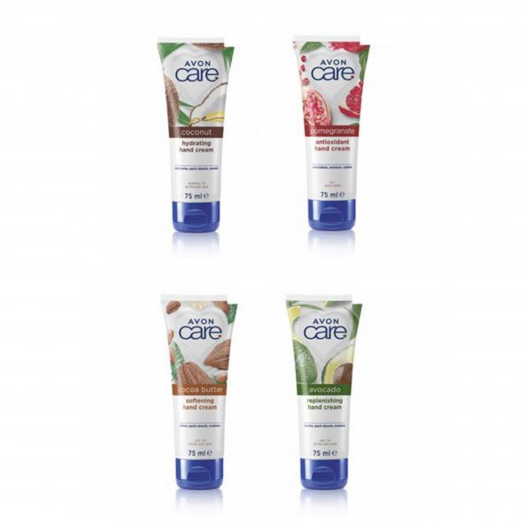 Avon care el kremi karışık 4 lü
