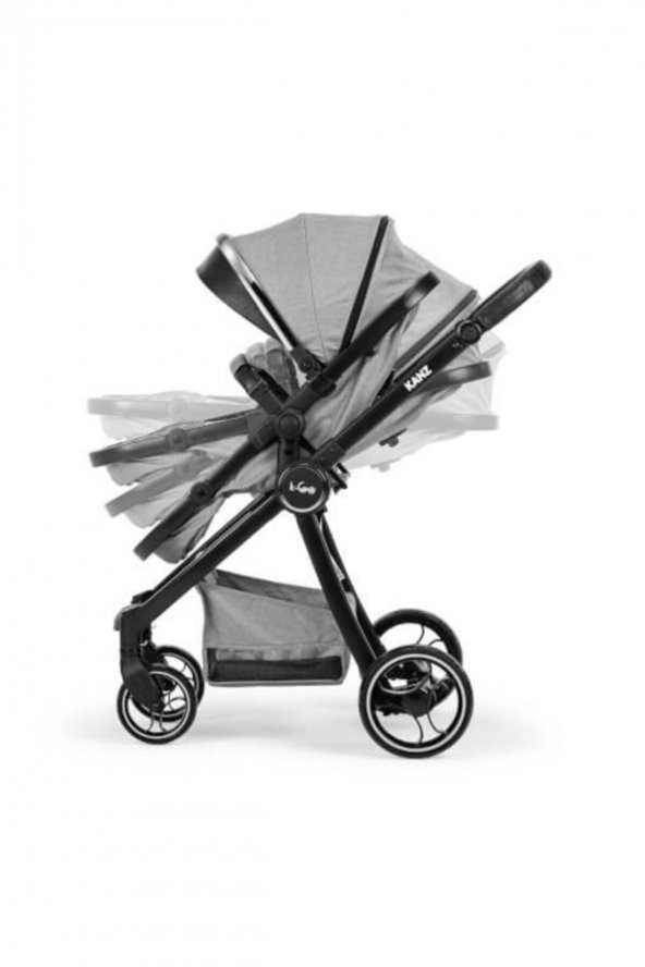 Kanz K-go Travel Sistem Bebek Arabası Gri - 5