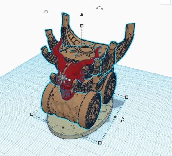 Hellfire Engine - Dnd 5E Plastik Aparat - Resim 6