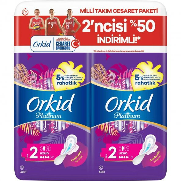 Orkid Ultra Plt 40Lı Uzun Cesaret Paketi