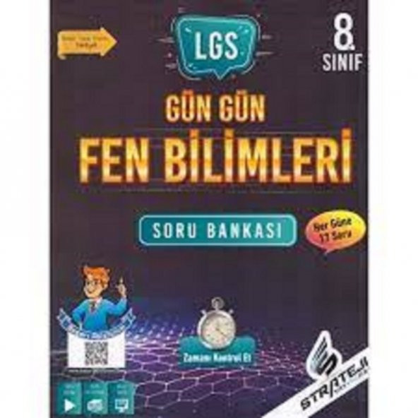 8. Sınıf LGS Fen Bilimleri Gün Gün Problemler Soru Bankası Strateji Yayınları