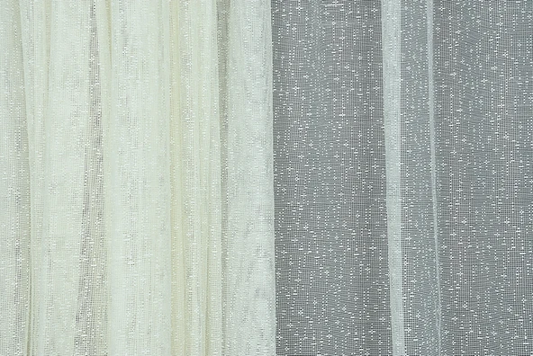 BRS RAŞEL MODEL KREM RENK TEK KANAT Hazır dikilmiş Pileli Fon Perde 300*260 cm - Resim 2