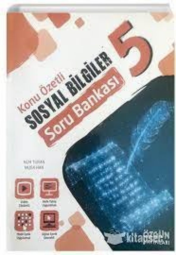ÖZGÜN YAYINLARI  5.SINIF SOSYAL BİLGİLER SORU BANKASI
