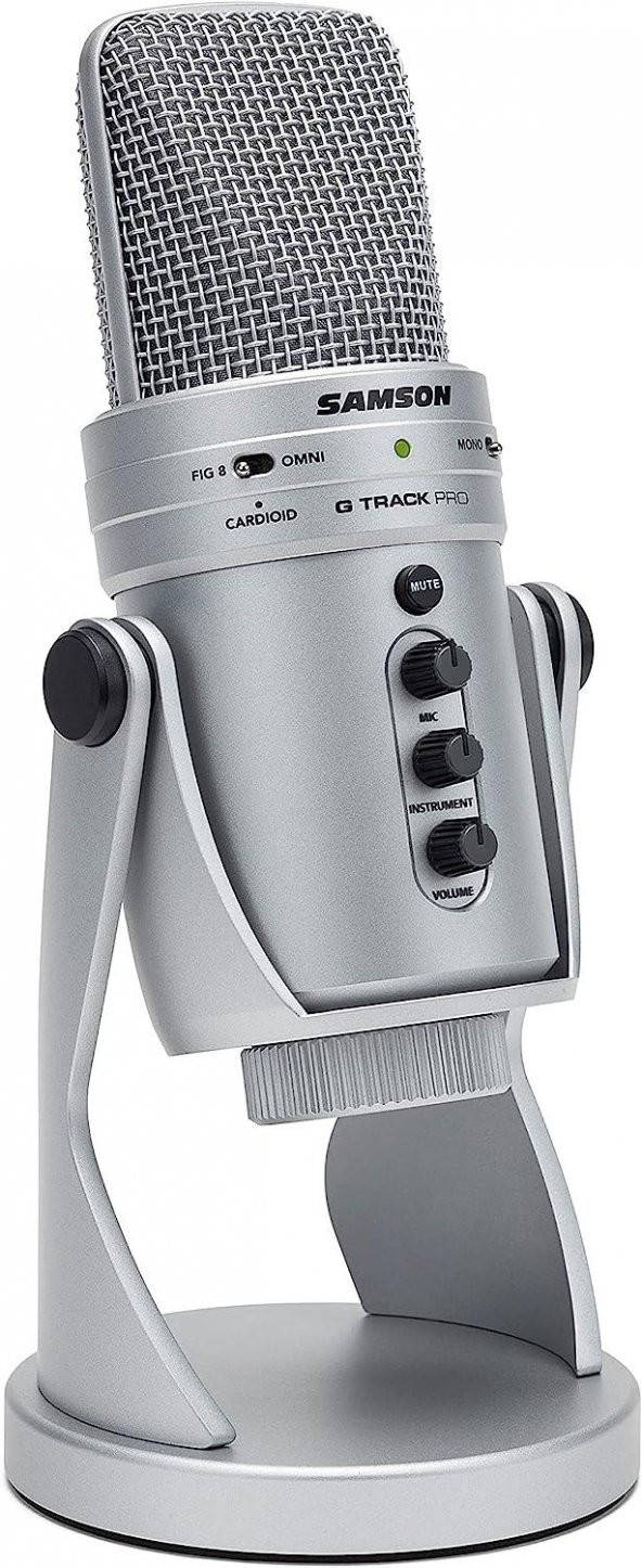 Samson G-Track Pro Silver Profesyonel USB Kondenser Mikrofon - 3