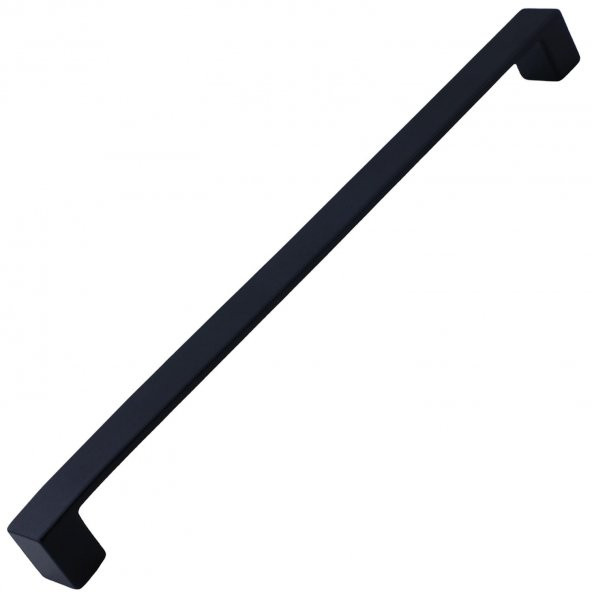 Mobilya Mutfak Banyo Dolabı Çekmece Dolap Kapak Kulpu Kulbu Siyah 224 mm Metal Kulp - 4
