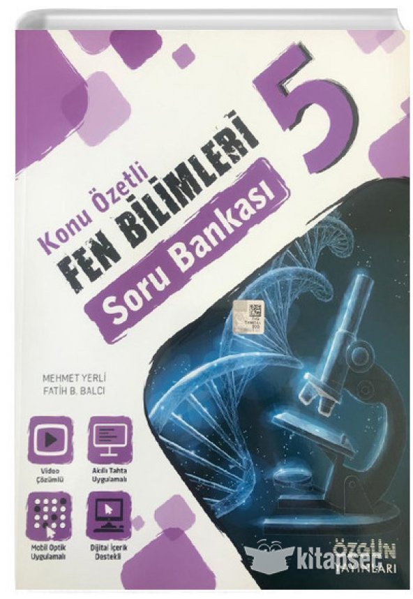 ÖZGÜN YAYINLARI 5.SINIF  FEN BİLİMLERİ SORU BANKASI