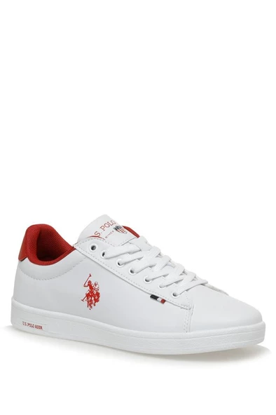 U.S Polo Assn. Franco GSN 3FX 101265961 Kadın Sneaker Ayakkabı Beyaz-Kırmızı 36-40 ürün görseli