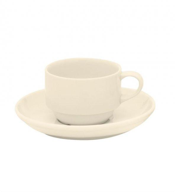 Güral Porselen Ent Otel 170CC Çay Fincanı Tabaklı GBSEO023C