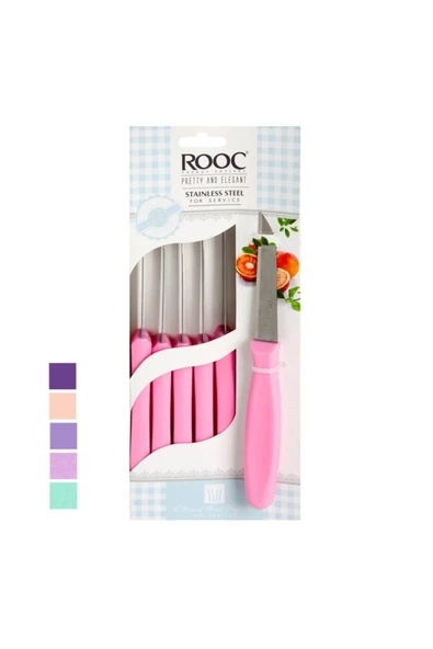 Rooc Mb06 6lı  Meyve Bıçakğı