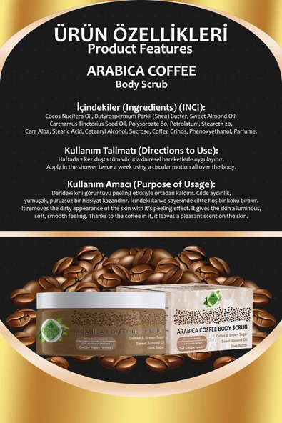 Arabica Coffee Body Scrub 250 ML - 2