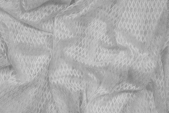 BÜYÜK BAKLAVA MODEL KIRIK BEYAZ RENK TEK KANAT Hazır dikilmiş Pileli Fon Perde 300*260 cm - Resim 7