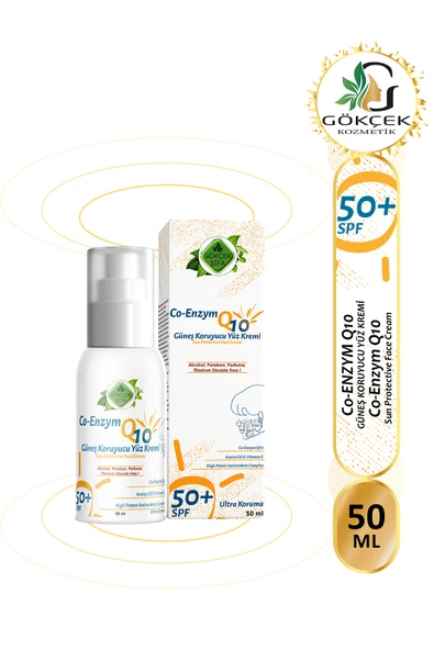 CoQ10 Güneş Koruyucu Yüz Kremi 50 ML