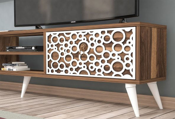Soft Tv Tv Ünitesi Ceviz Beyaz - 3