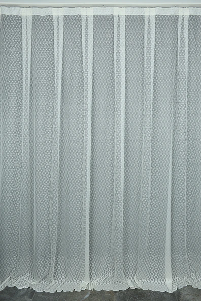 KOZA MODEL KREM RENK TEK KANAT Hazır dikilmiş Pileli Fon Perde 300*260 cm ürün görseli