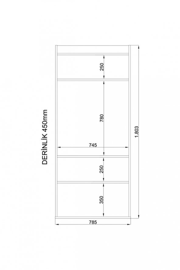 Afilli Afilli Bdlp 048 Swing 2 Kapılı 2 Çekmeceli Dolap Beyaz BDLP048BEYAZ BEBEK - 6