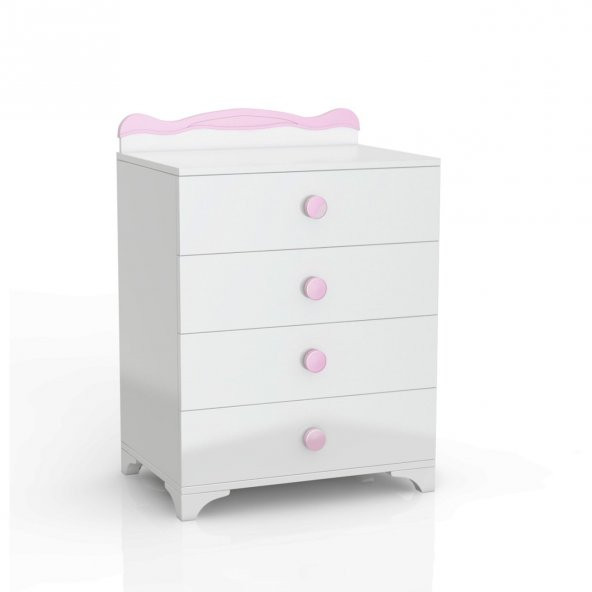 Afilli BBY 950 Büyüyebilen 3 Kapılı Bebek Odası Takımı Pembe - 5