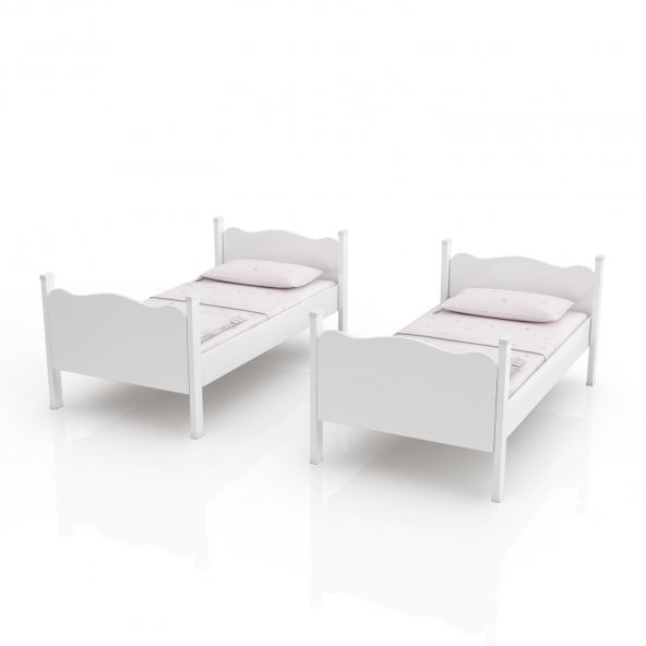 Afilli Ranza İkili Ayrılabilen Mdf Profilli 90x190 Beyaz - 2