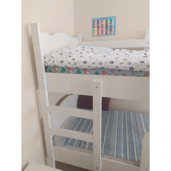 Afilli Ranza İkili Ayrılabilen Mdf Profilli 90x190 Beyaz - 3