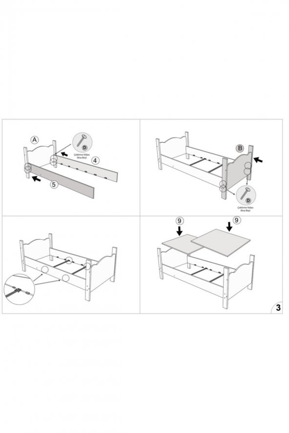 Afilli Afilli Ranza Ikili Ayrılabilen Mdf Profilli 90x190 Sonomo - 4