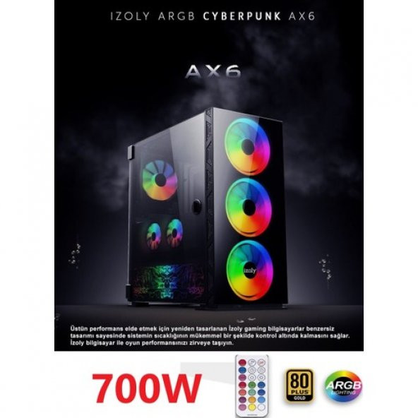 İzoly Nutly i7-10700F 16GB 500GB M.2 NVMe RTX3080 10GB Oyuncu Masaüstü Bilgisayarı - 4