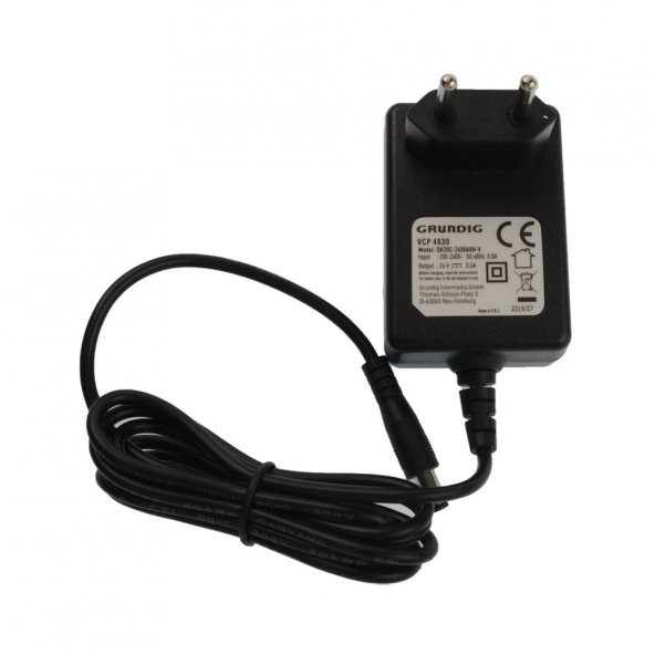Şarjlı Süpürge Şarj Adaptörü 26V - 0.6A